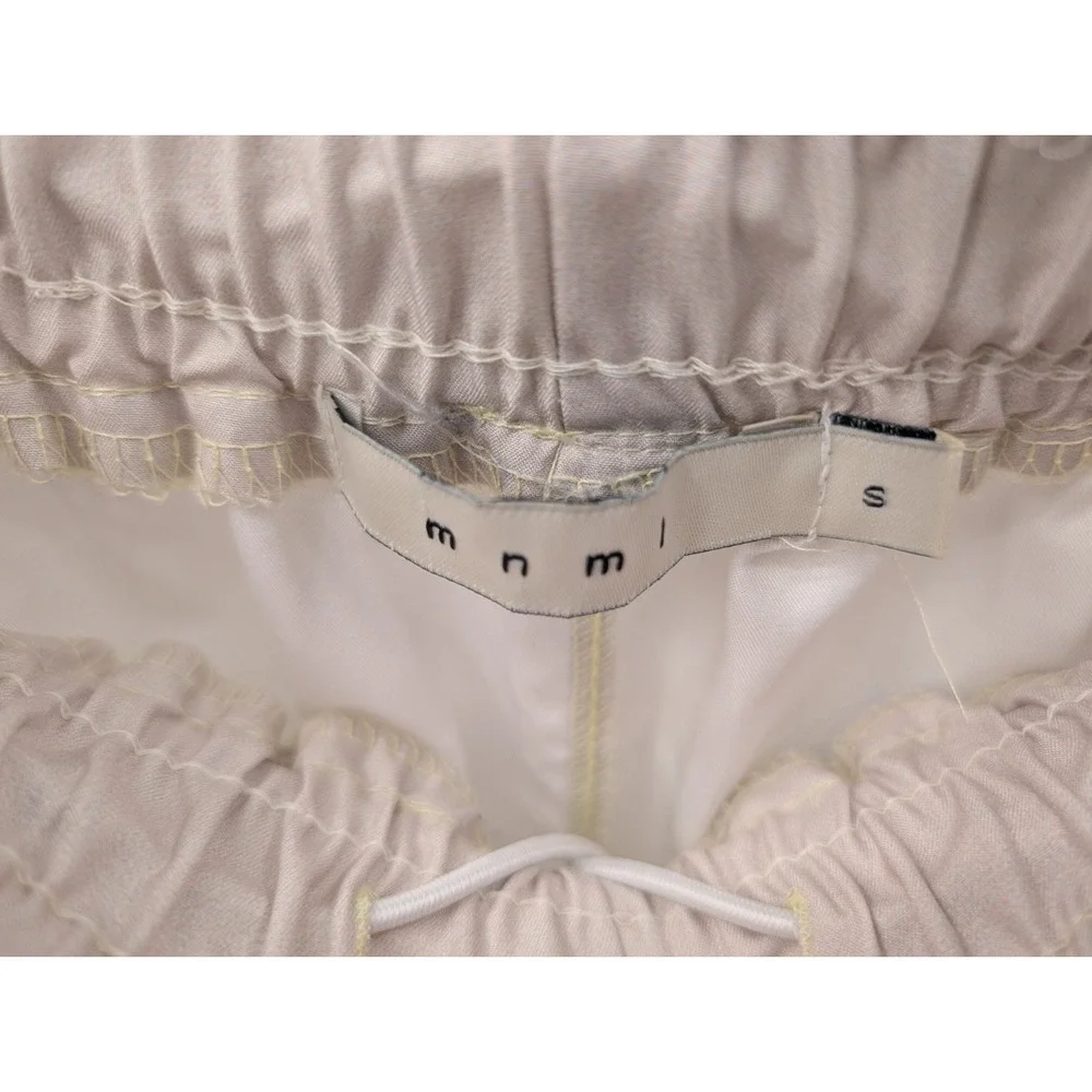 MNML Mens Size S Summer Shorts Ombre Yellow‎ Elastic Drawstring Waist Beach
